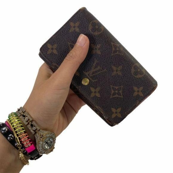 Authentic Louis Vuitton Wallet Porte Monnaie Billet Bifold Monogram LV Vintage - Picture 3 of 11